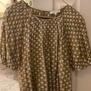 Madewell smocked top